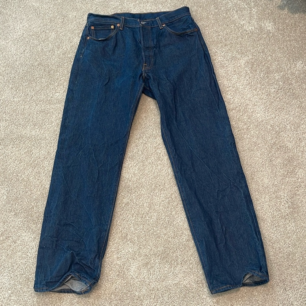 Levi Strauss And Co Dark Denim 501